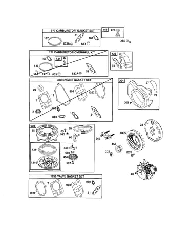 Starter-rewind/flywheel
