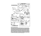 Briggs & Stratton 124T02-3773-EA rewind starter/blower housing diagram