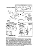 Rewind starter/blower housing