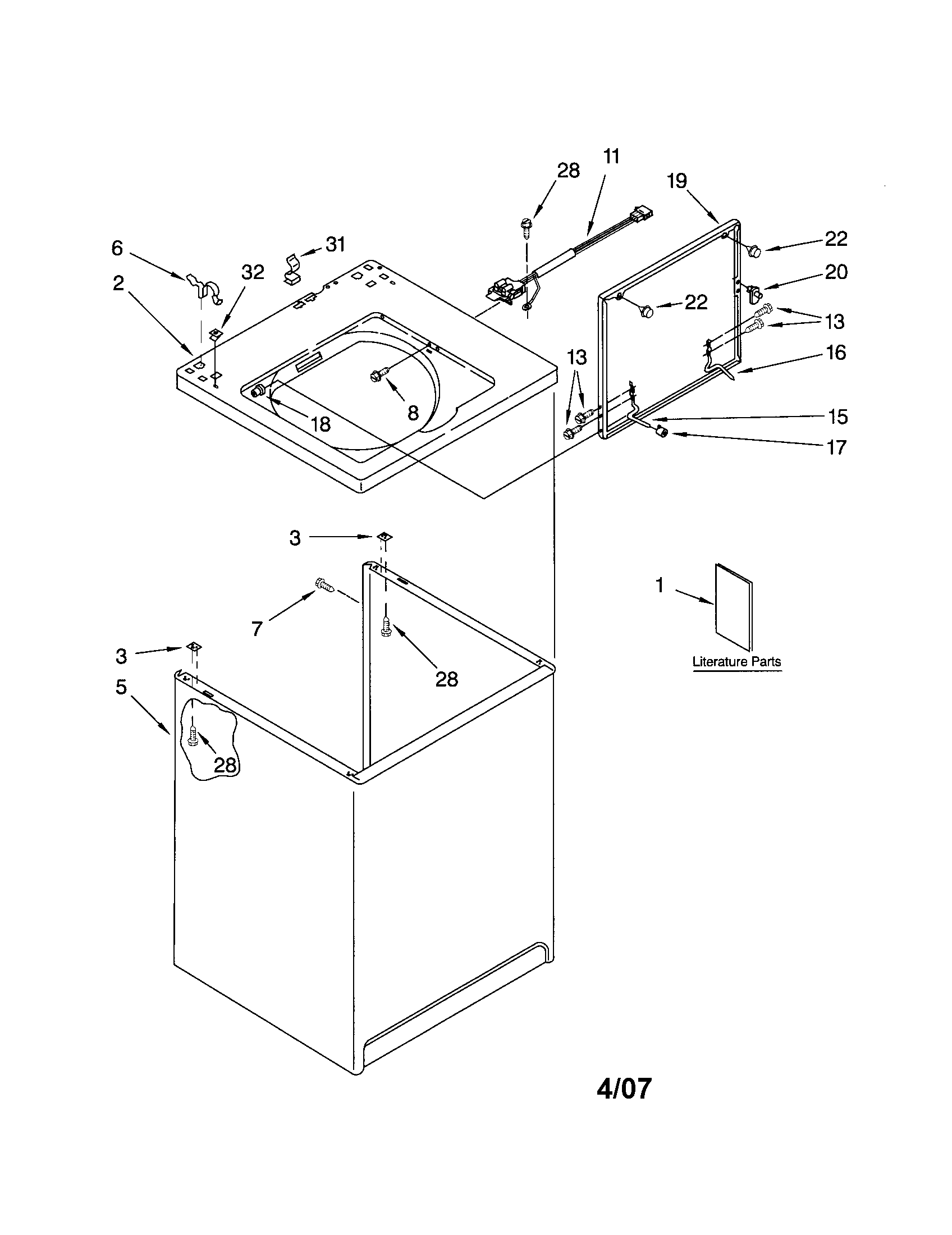 Top/cabinet