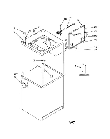 Top/cabinet