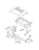 Hood/motor/lift frame