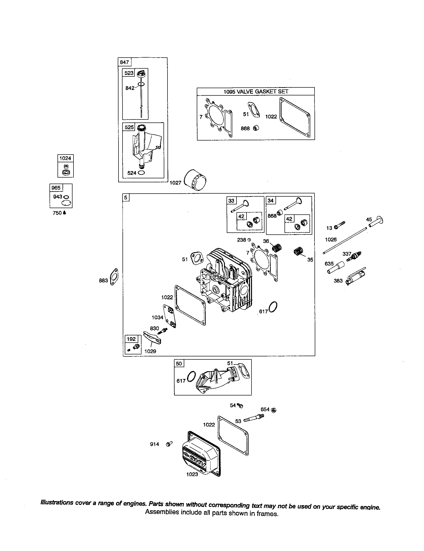 Head-cylinder / cover-rocker