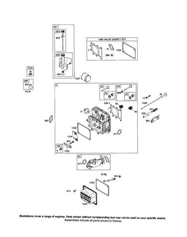 Head-cylinder / cover-rocker
