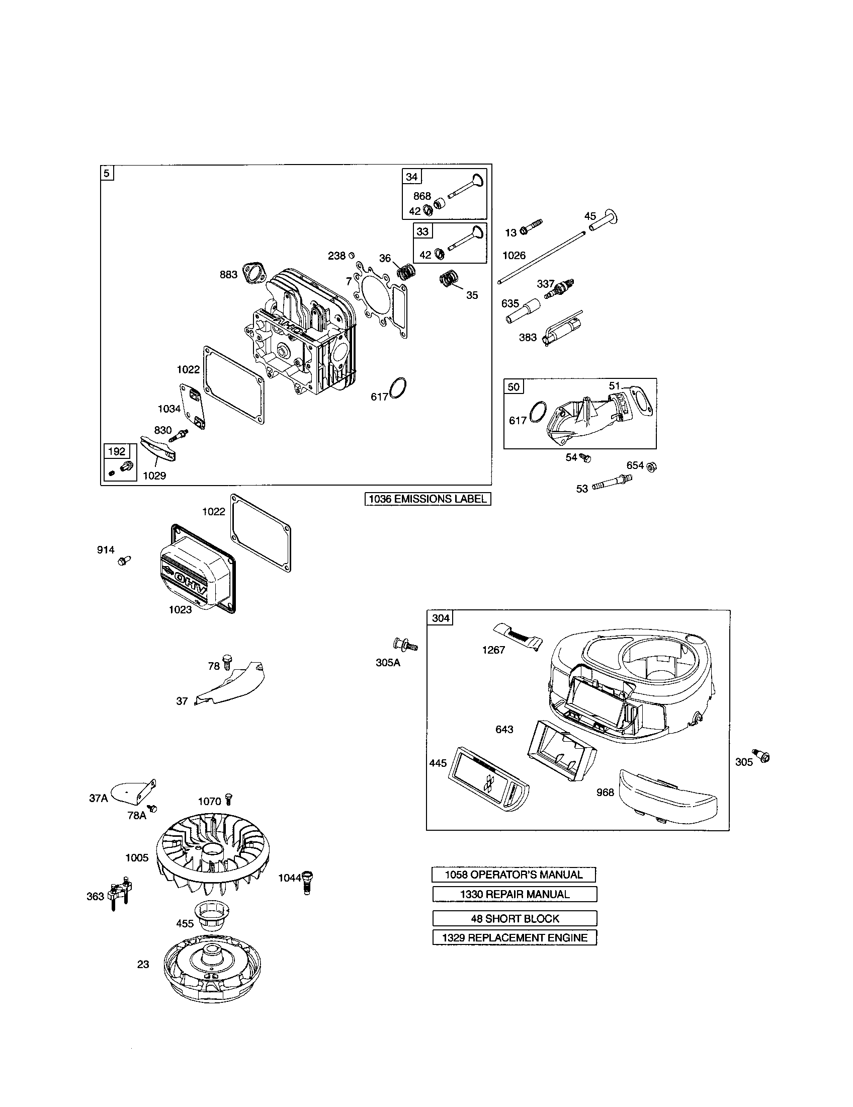 Cylinder head/blower housing