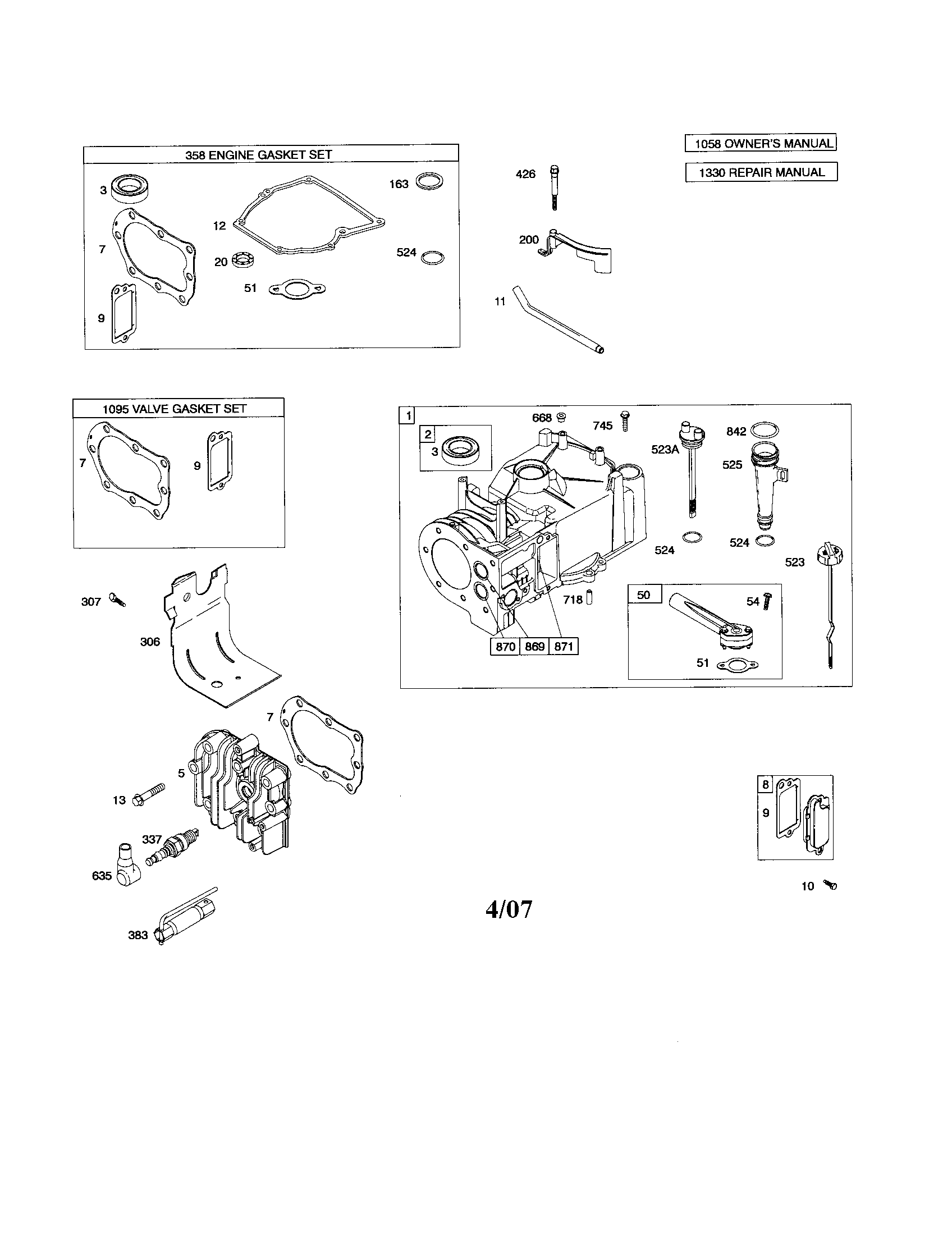Cylinder assembly/head