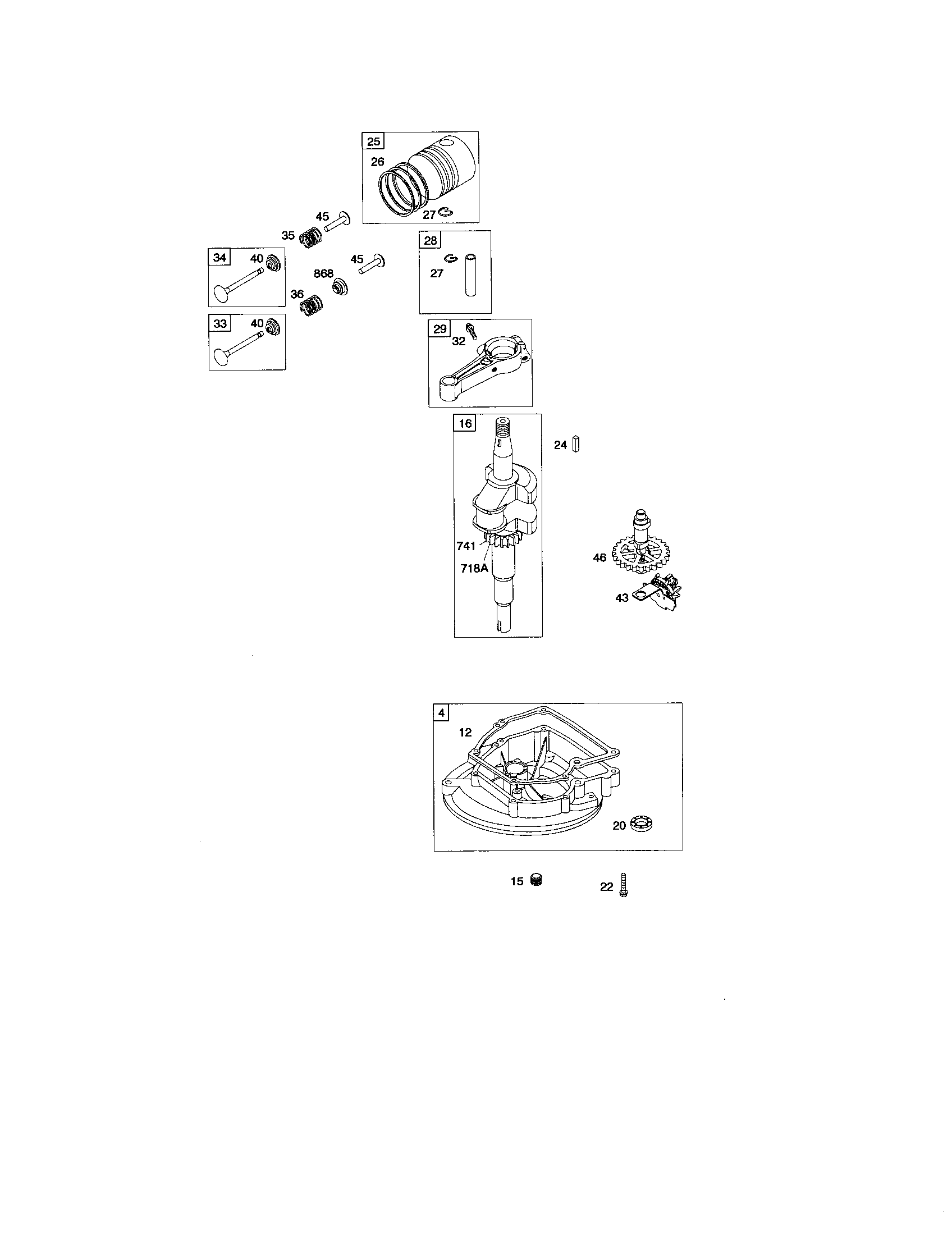 Crankshaft/sump