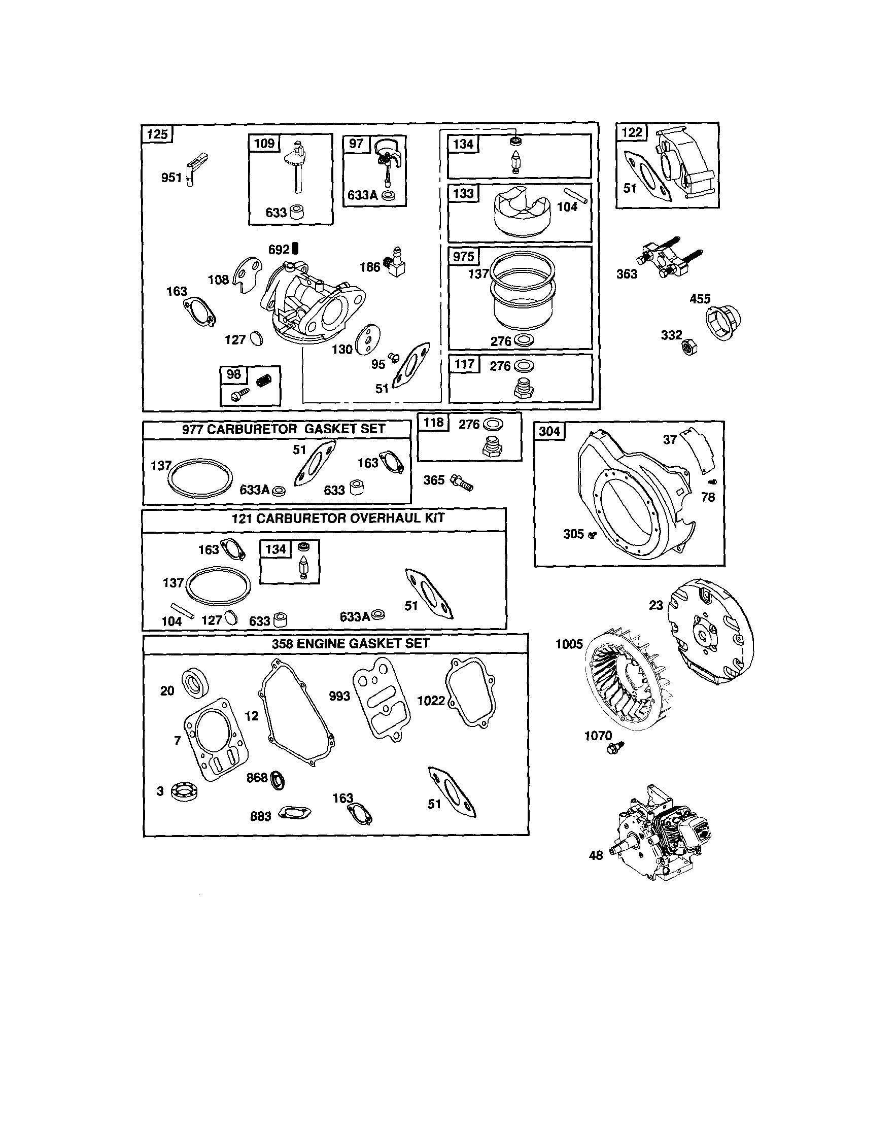 CARBURETOR/BLOWER HOUSING