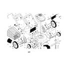 Craftsman 917388113 lawn mower diagram