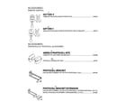 Genie 36280S remote control/photocell accessories diagram