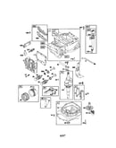 Cylinder/crankshaft/sump