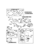 Rewind starter/blower housing