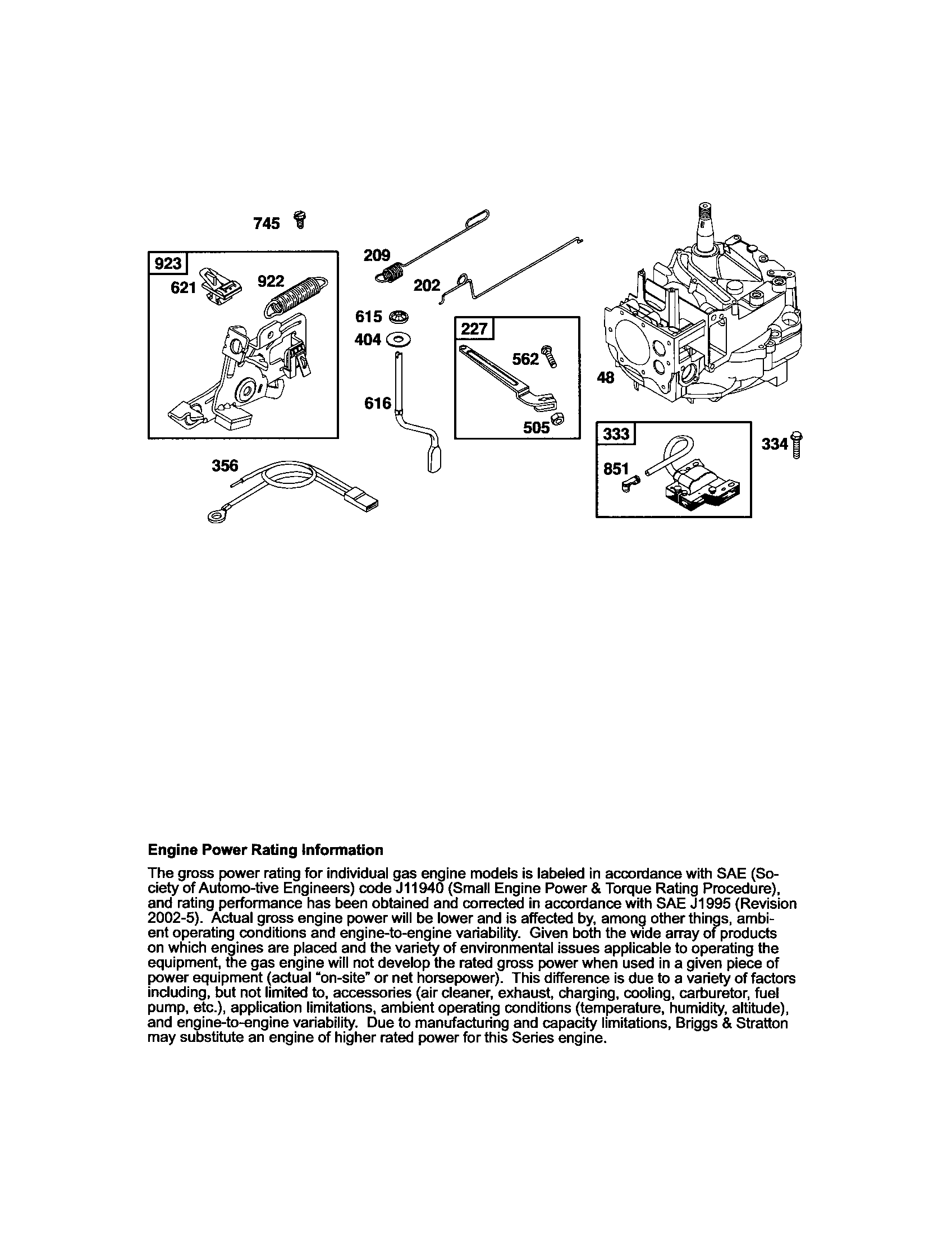 SHORT BLOCK/BRAKE