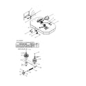 Swisher ZT18542 mowing deck/deck idler diagram