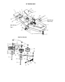 Mowing deck/deck idler