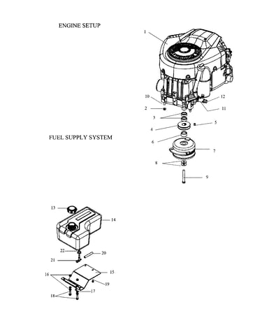 Engine/fuel supply