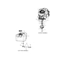 Swisher ZT2560 engine/gas tank diagram