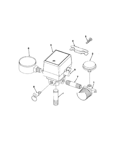 Gauge/pressure switch/nipple