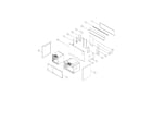 Dacor ERD48 oven case assembly diagram