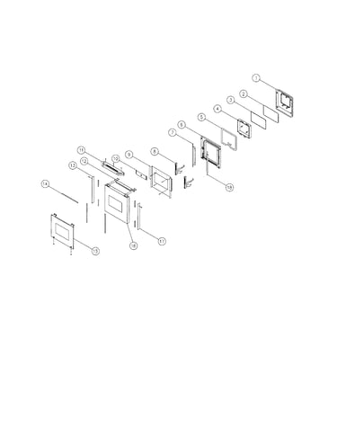 18" door assembly
