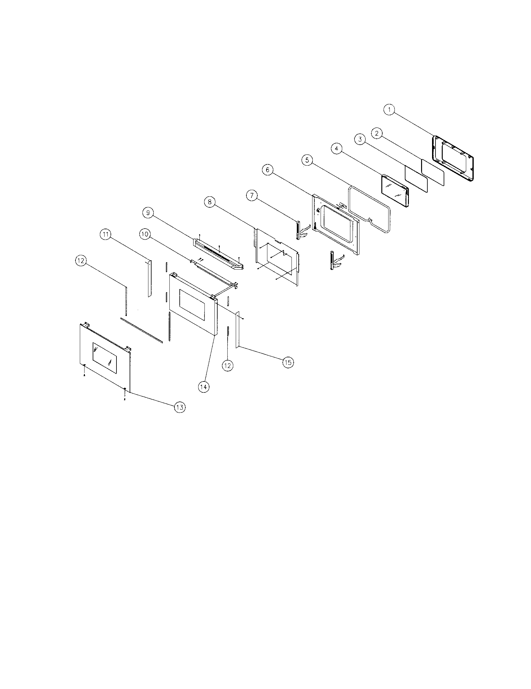 36" door assembly