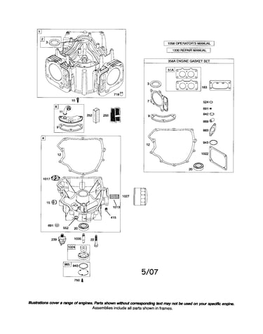 Cylinder/sump