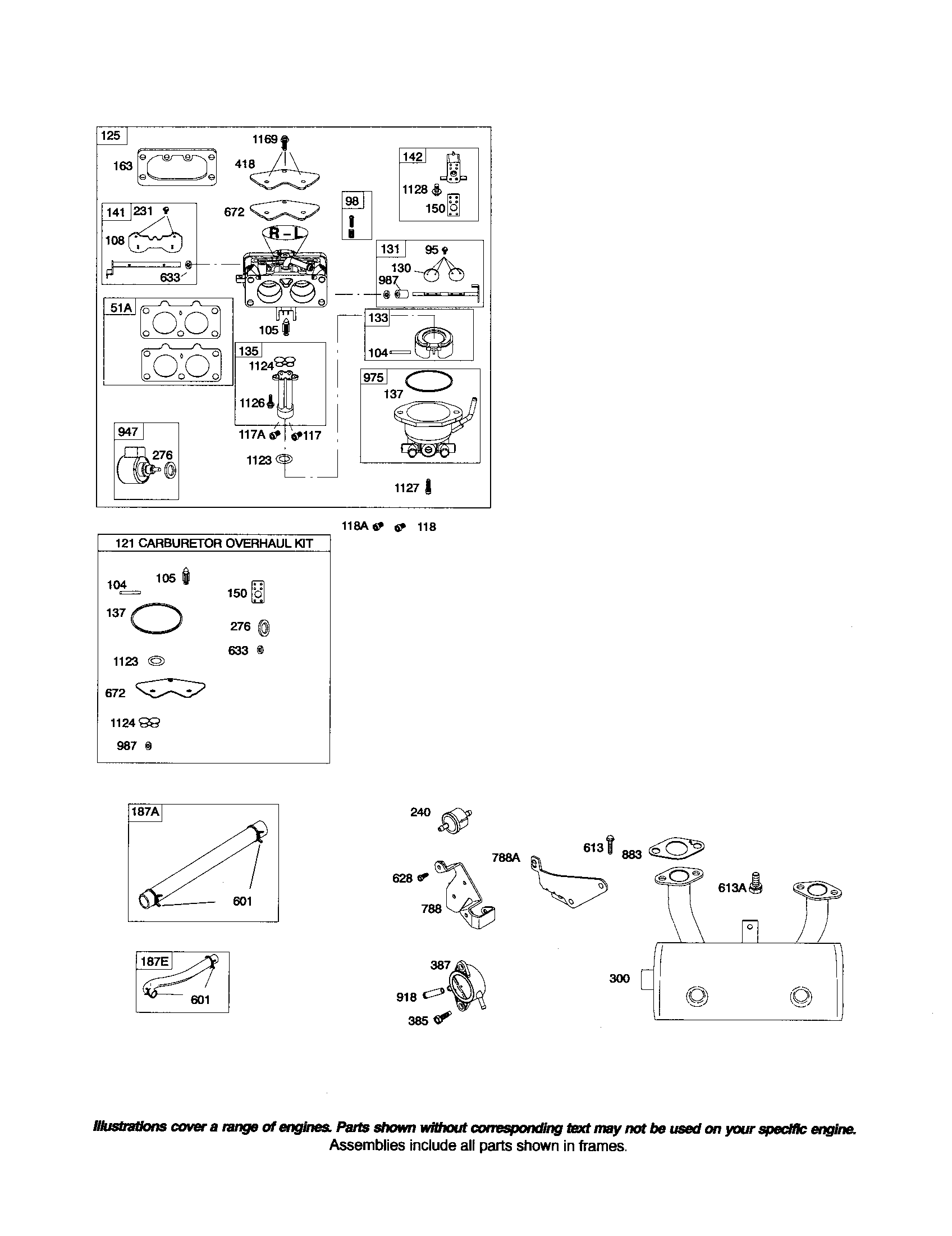 Carburetor/muffler
