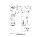Briggs & Stratton 40H700-0027-E1 motor/flywheel diagram