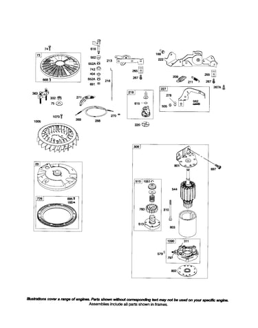 Motor/flywheel