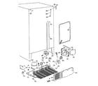 GE TPX21BRXAWW cabinet/compressor diagram