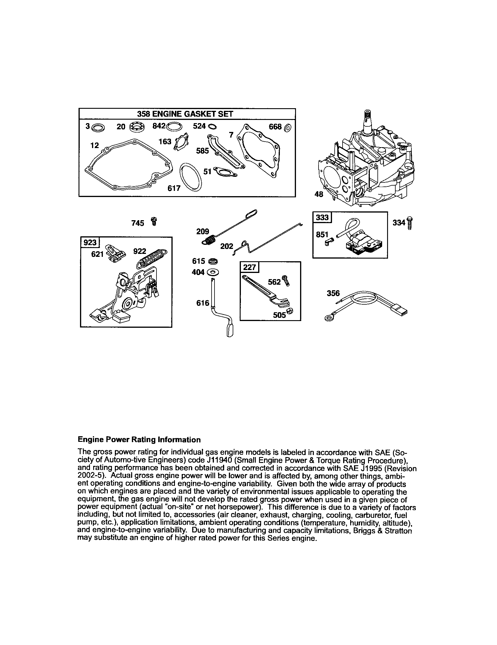 Short block/brake