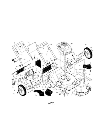 Engine/housing/handle