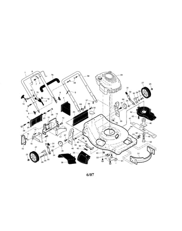 Engine/housing/handle