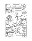 Carburetor/muffler/fuel tank
