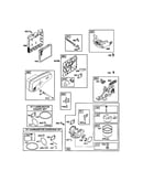 Carburetor/muffler/gasket set