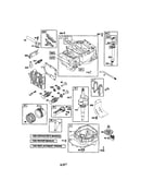 Cylinder/crankshaft/sump