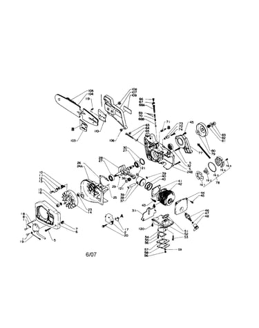 Crankshaft/cylinder/bar