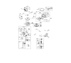 Briggs & Stratton 31H777-0830-E1 carburetor/blower housing diagram