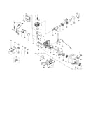 Cylinder/fuel tank/crankshaft