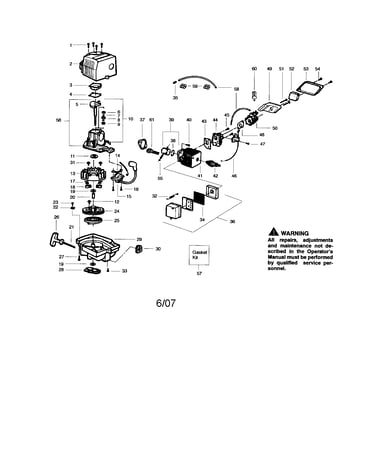 Cylinder/crankshaft/crankcase