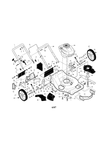 Engine/housing/handle