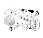 Craftsman 917371662 drive control/gear case/wheels diagram