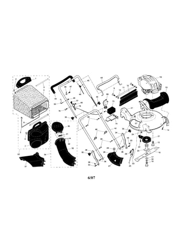 Engine/housing/handle