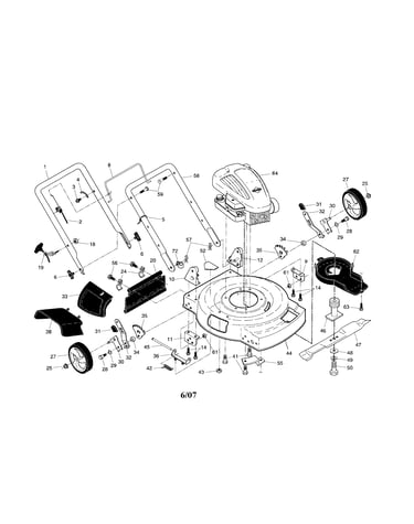 Engine/housing/handle