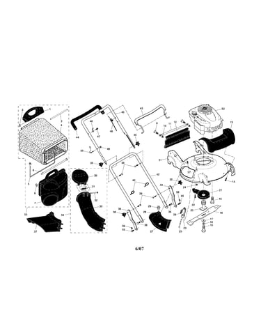 Engine/housing/handle