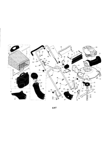 Engine/housing/handle