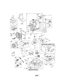Cylinder/crankshaft/sump