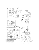 Carburetor/rewind starter