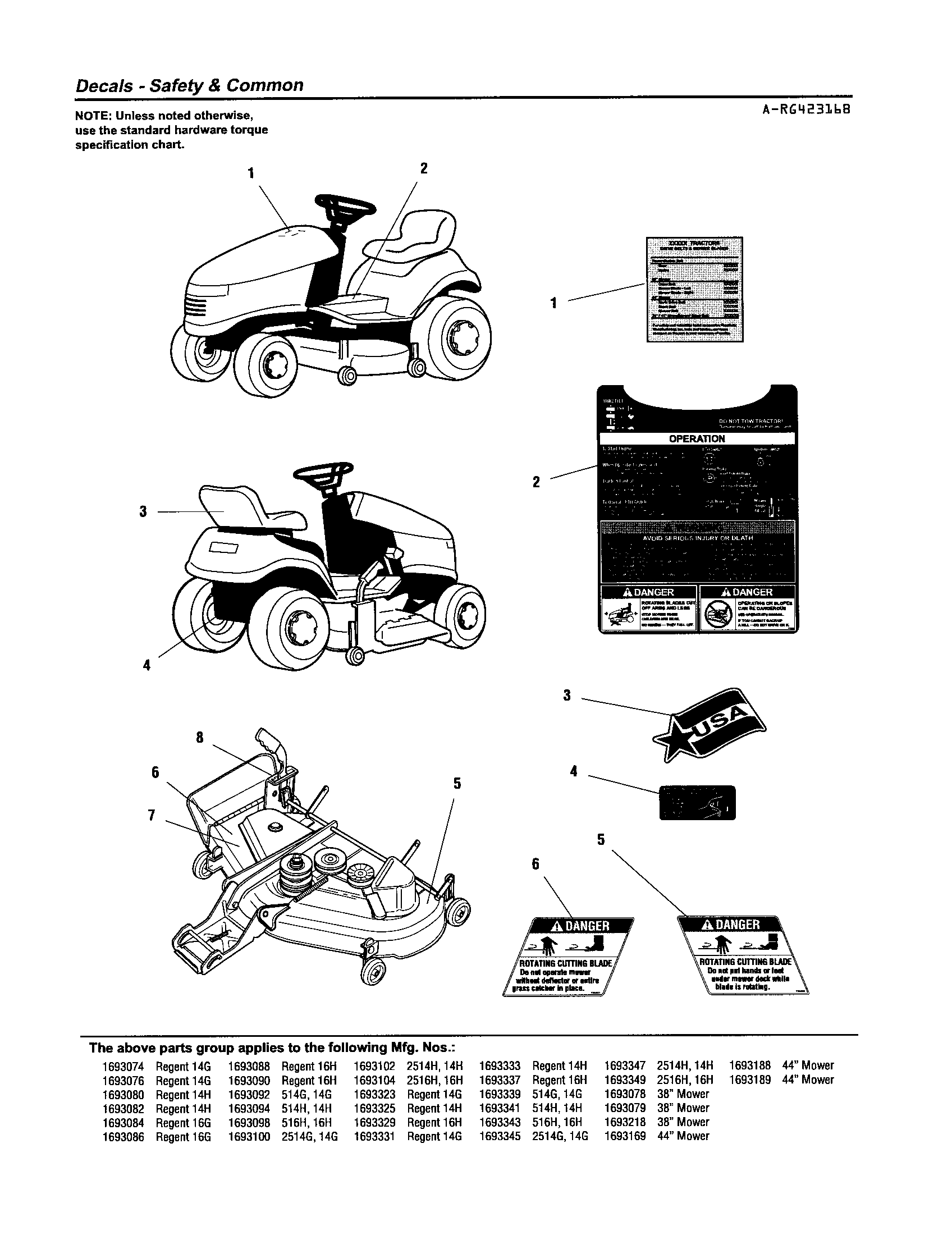 DECALS-SAFETY & COMMON