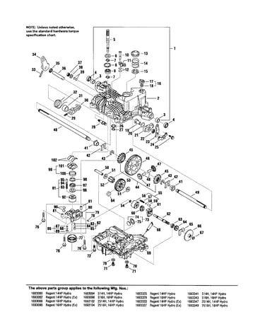 Tuff torq transaxle